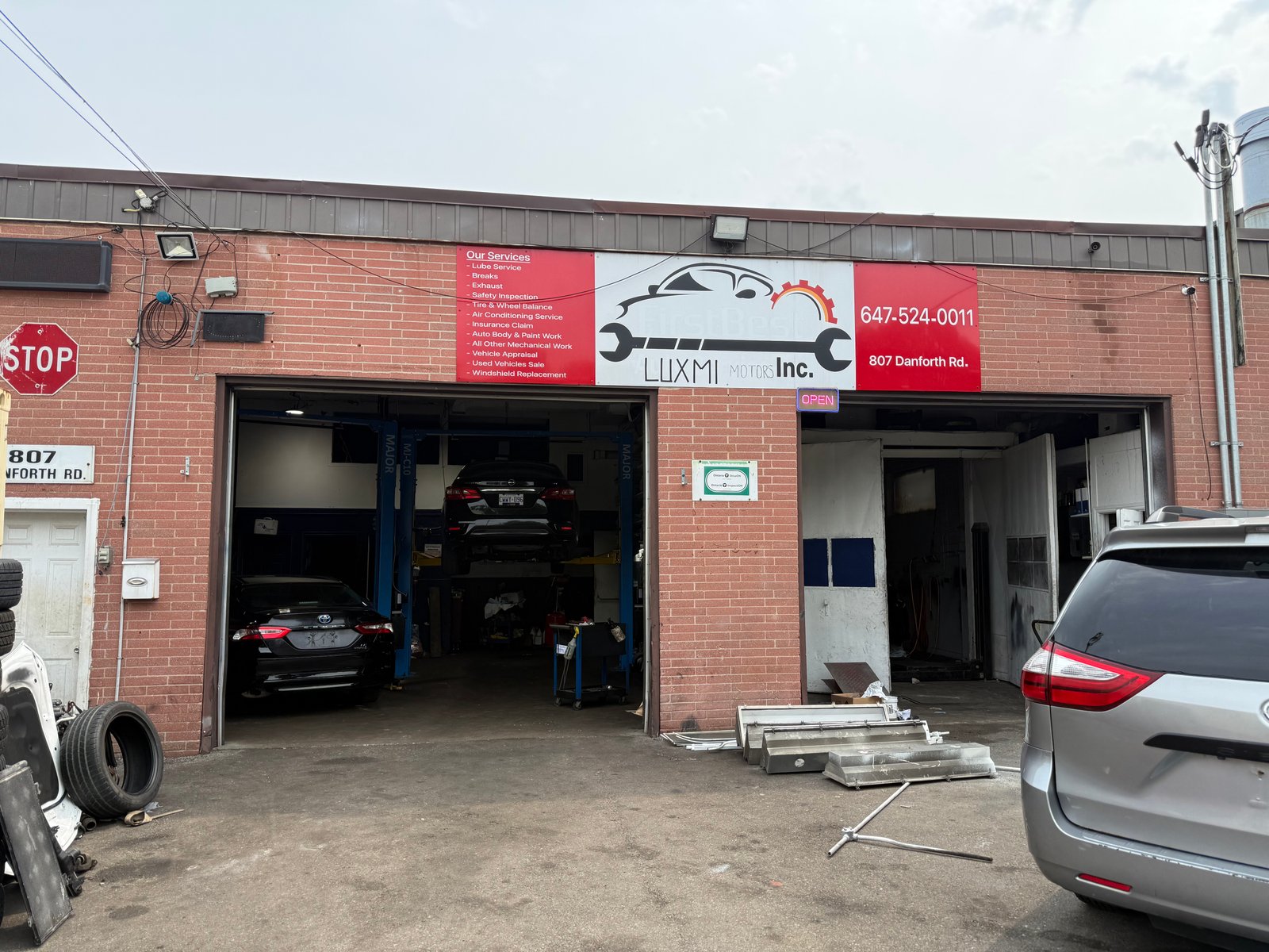 LUXMI MOTORS workshop in Scarborough